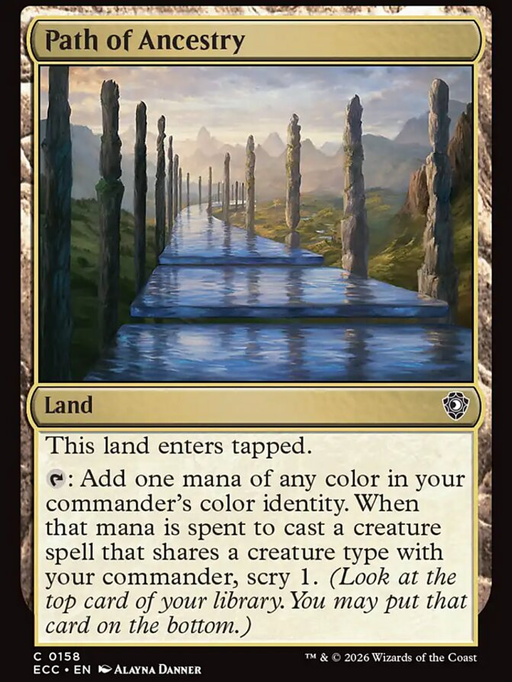 Path of Ancestry (Lorwyn Eclipsed Commander) 1