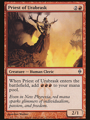 Priest of Urabrask (New Phyrexia)