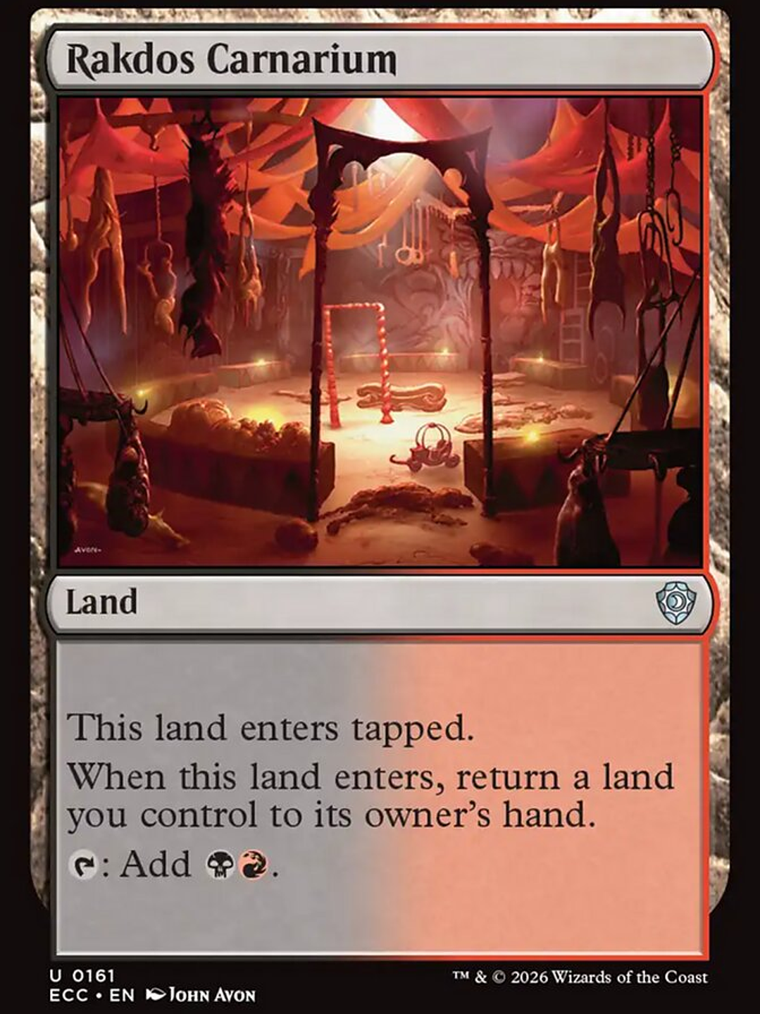 Rakdos Carnarium (Lorwyn Eclipsed Commander) 1