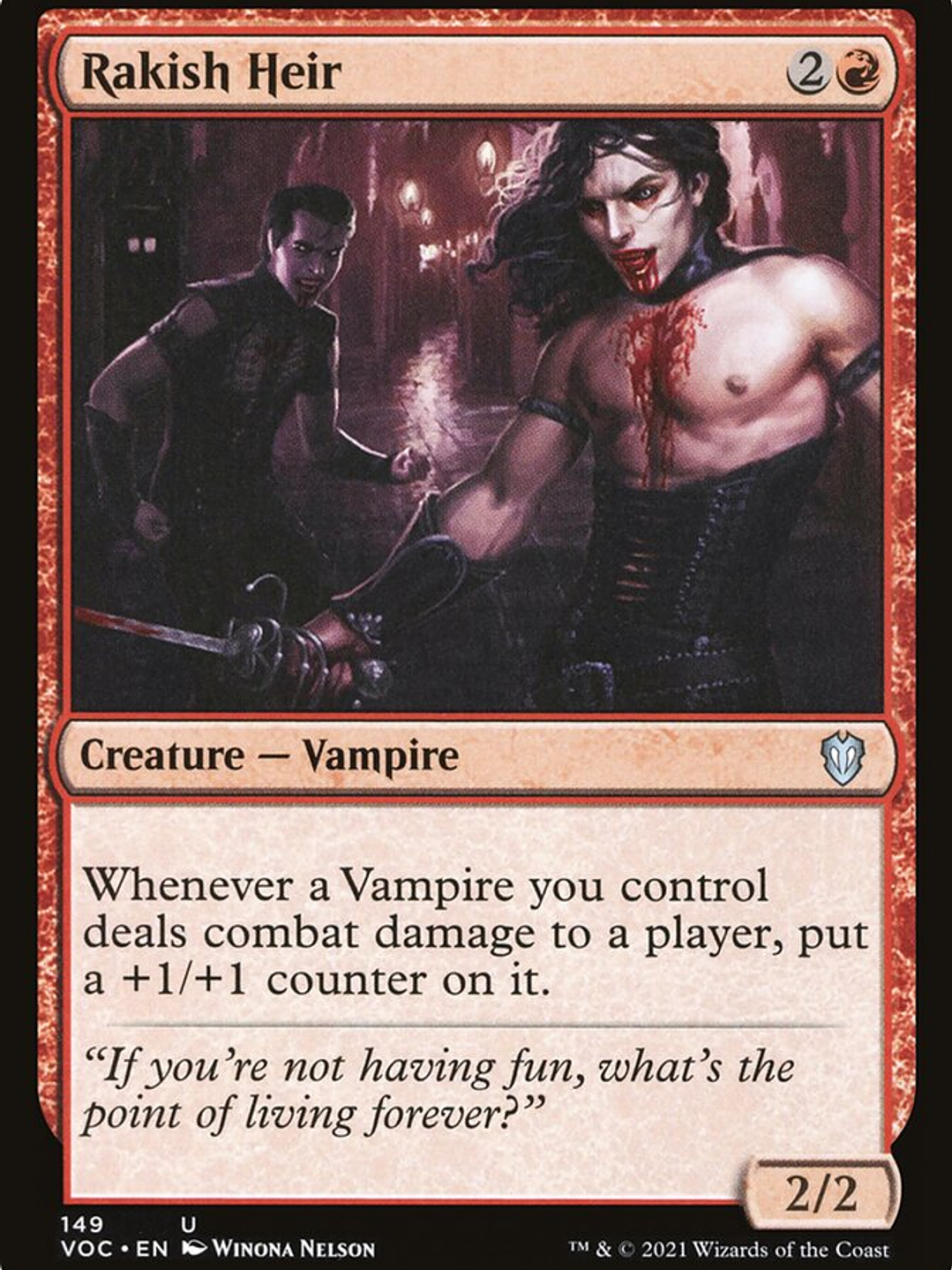 Rakish Heir (Crimson Vow Commander) 1