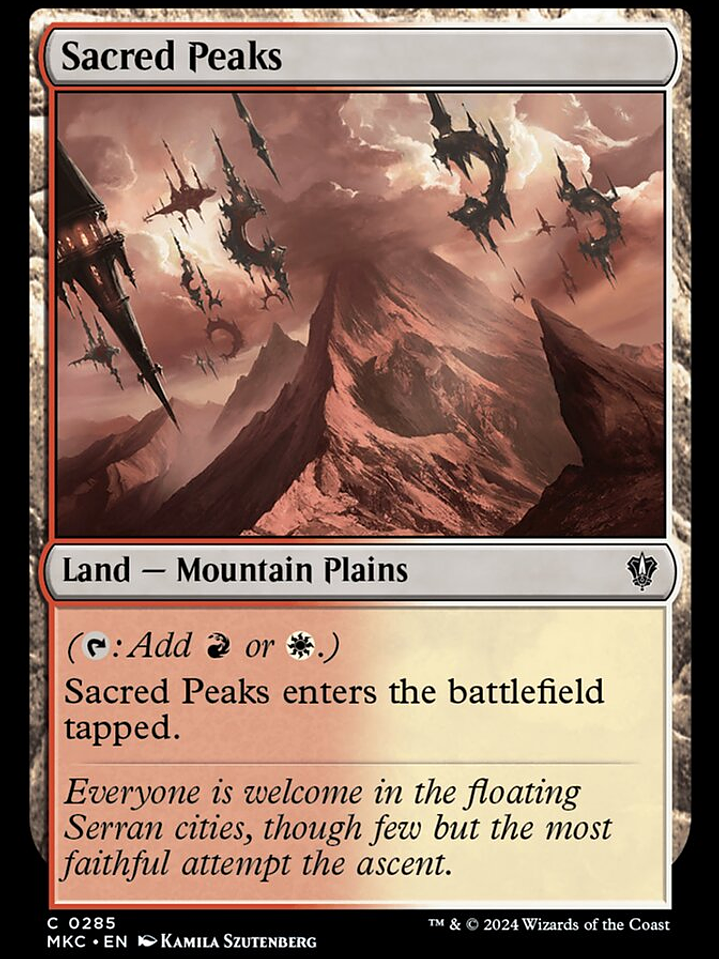 Sacred Peaks (Murders at Karlov Manor Commander) 1