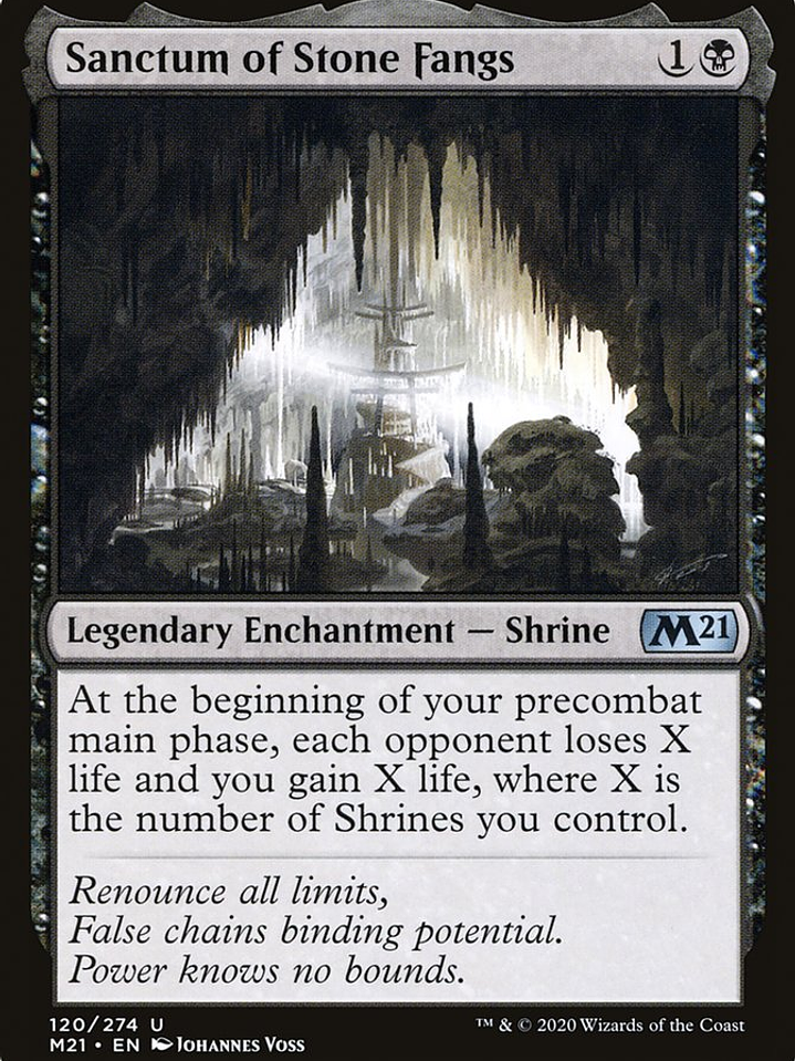 Sanctum of Stone Fangs (Core Set 2021) 1