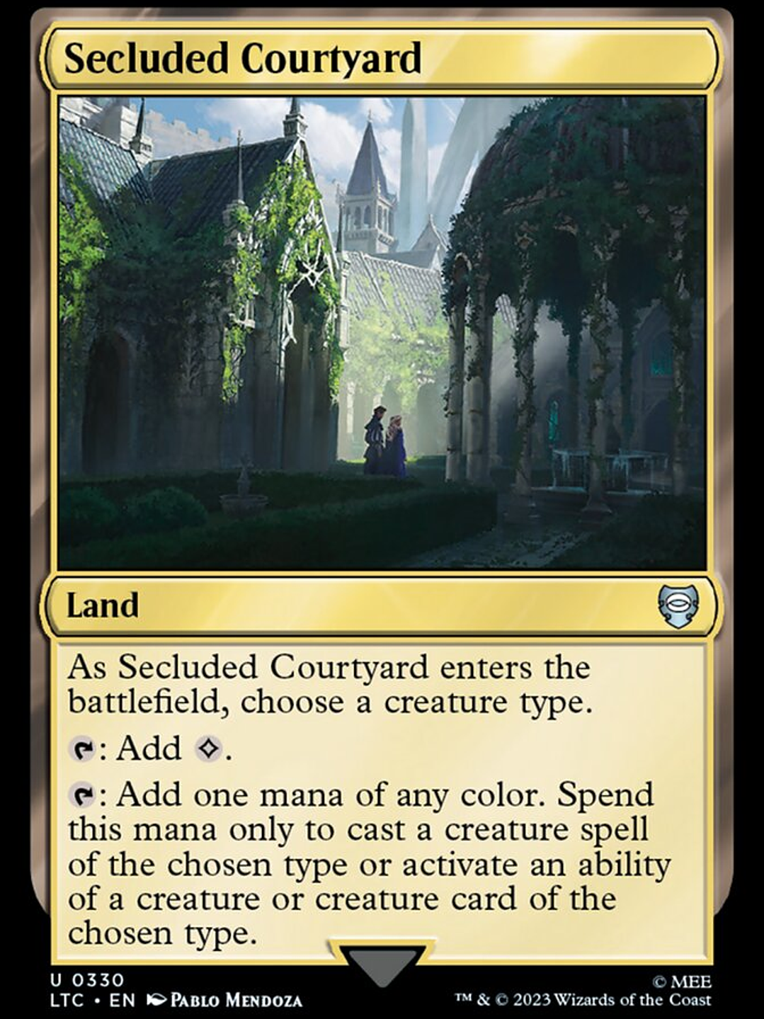 Secluded Courtyard (Tales of Middle-earth Commander) 1