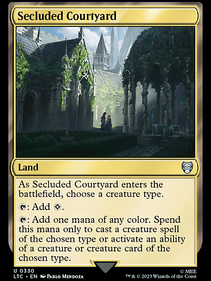 Secluded Courtyard (Tales of Middle-earth Commander)