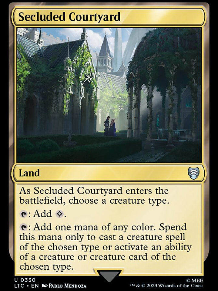 Secluded Courtyard (Tales of Middle-earth Commander) 1