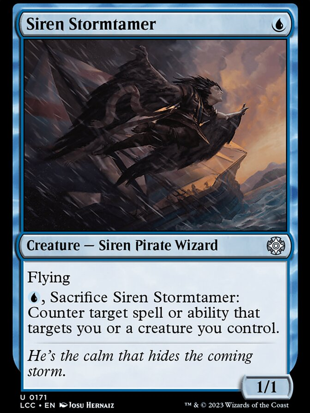 Siren Stormtamer (The Lost Caverns of Ixalan Commander) 1