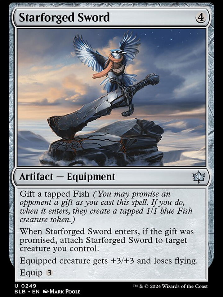 Starforged Sword (Bloomburrow) 1