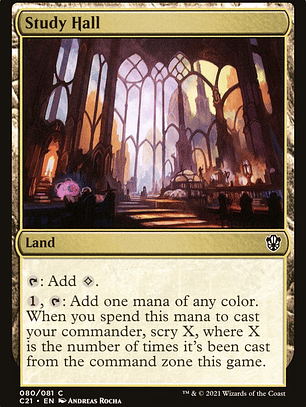 Study Hall (Commander 2021)
