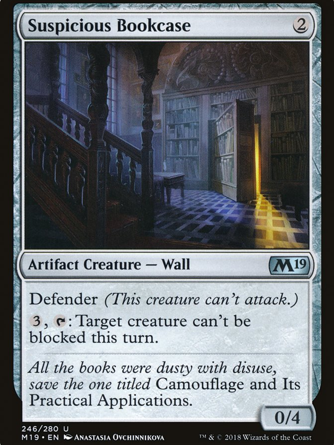 Suspicious Bookcase (Core Set 2019) 1