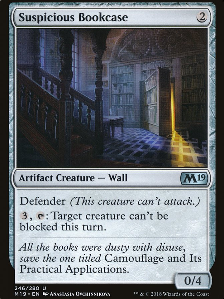 Suspicious Bookcase (Core Set 2019) 1