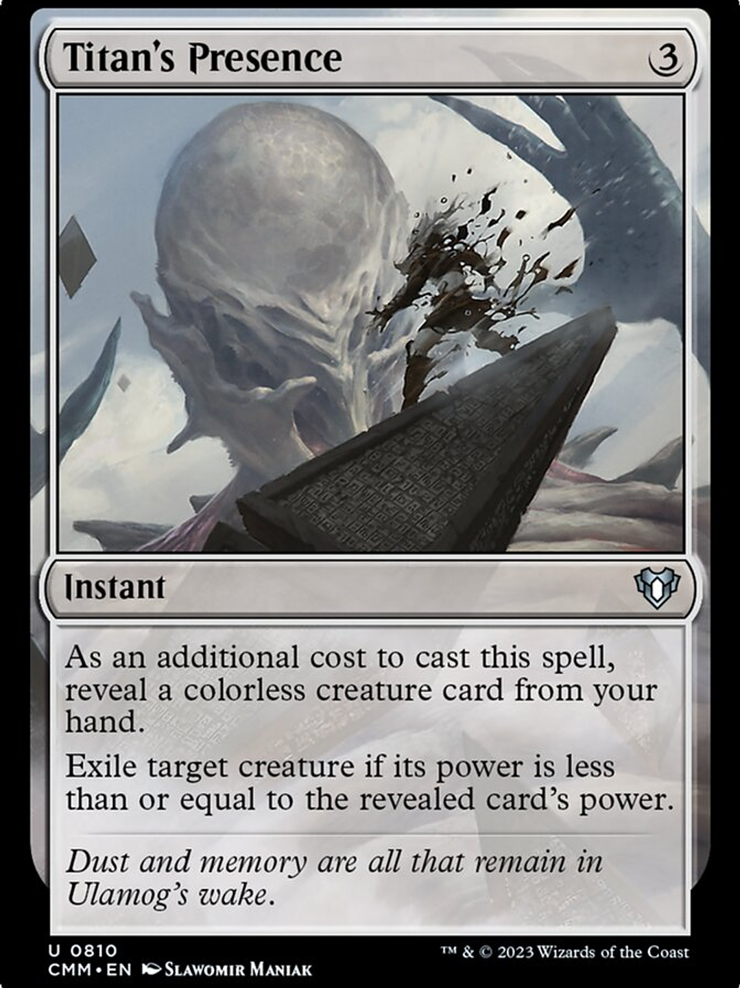 Titan's Presence (Commander Masters) 1