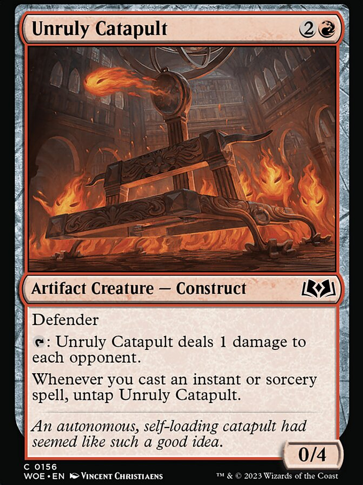 Unruly Catapult (Wilds of Eldraine) 1