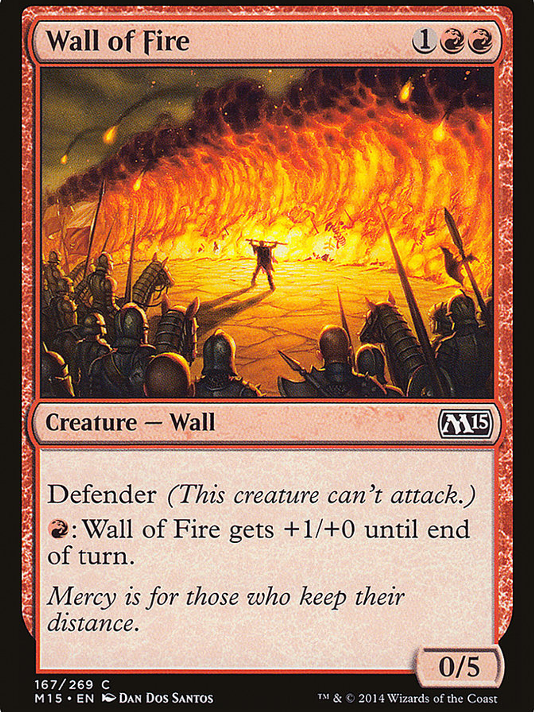Wall of Fire (Magic 2015) 1