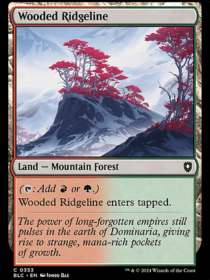 Wooded Ridgeline (Bloomburrow Commander)