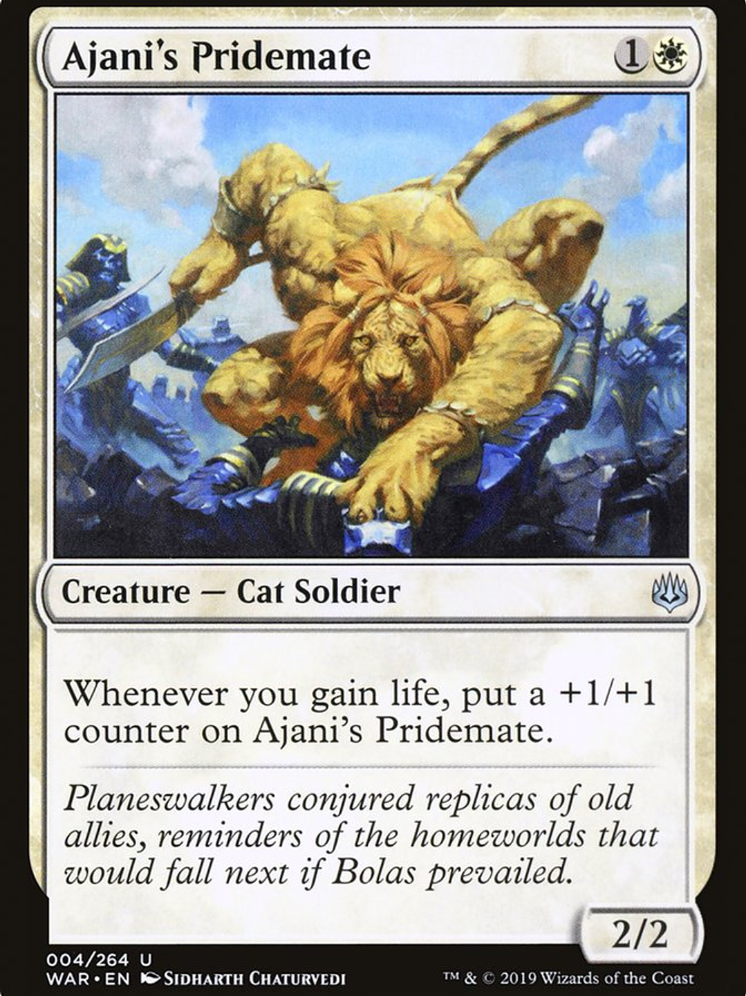 Ajani's Pridemate (War of the Spark) 1