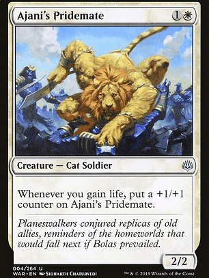 Ajani's Pridemate (War of the Spark)