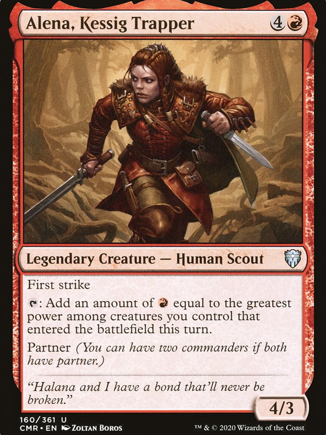 Alena, Kessig Trapper (Commander Legends) 1
