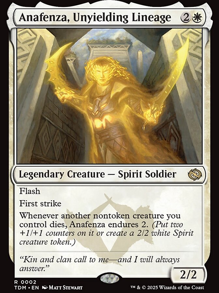 Anafenza, Unyielding Lineage (Tarkir: Dragonstorm) 1