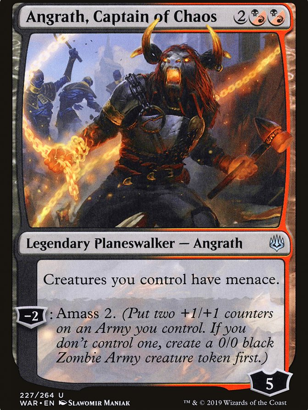Angrath, Captain of Chaos (War of the Spark) 1
