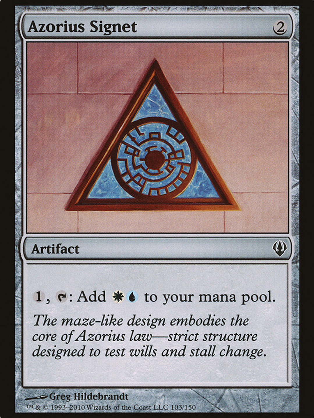 Azorius Signet (Archenemy) 1