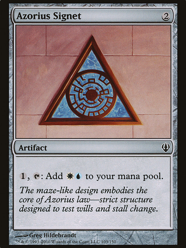 Azorius Signet (Archenemy) 1