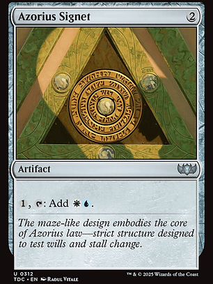 Azorius Signet (Tarkir: Dragonstorm Commander)