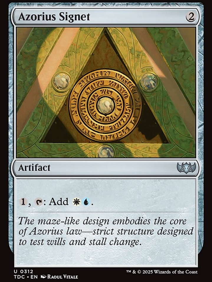 Azorius Signet (Tarkir: Dragonstorm Commander) 1