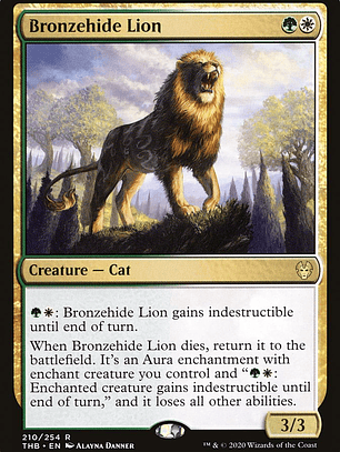 Bronzehide Lion (Theros Beyond Death)