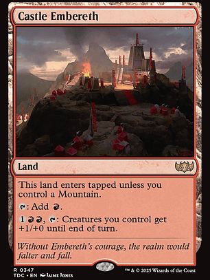Castle Embereth (Tarkir: Dragonstorm Commander)