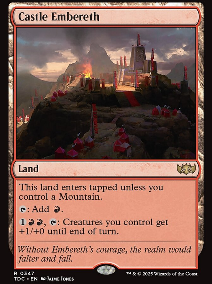 Castle Embereth (Tarkir: Dragonstorm Commander) 1