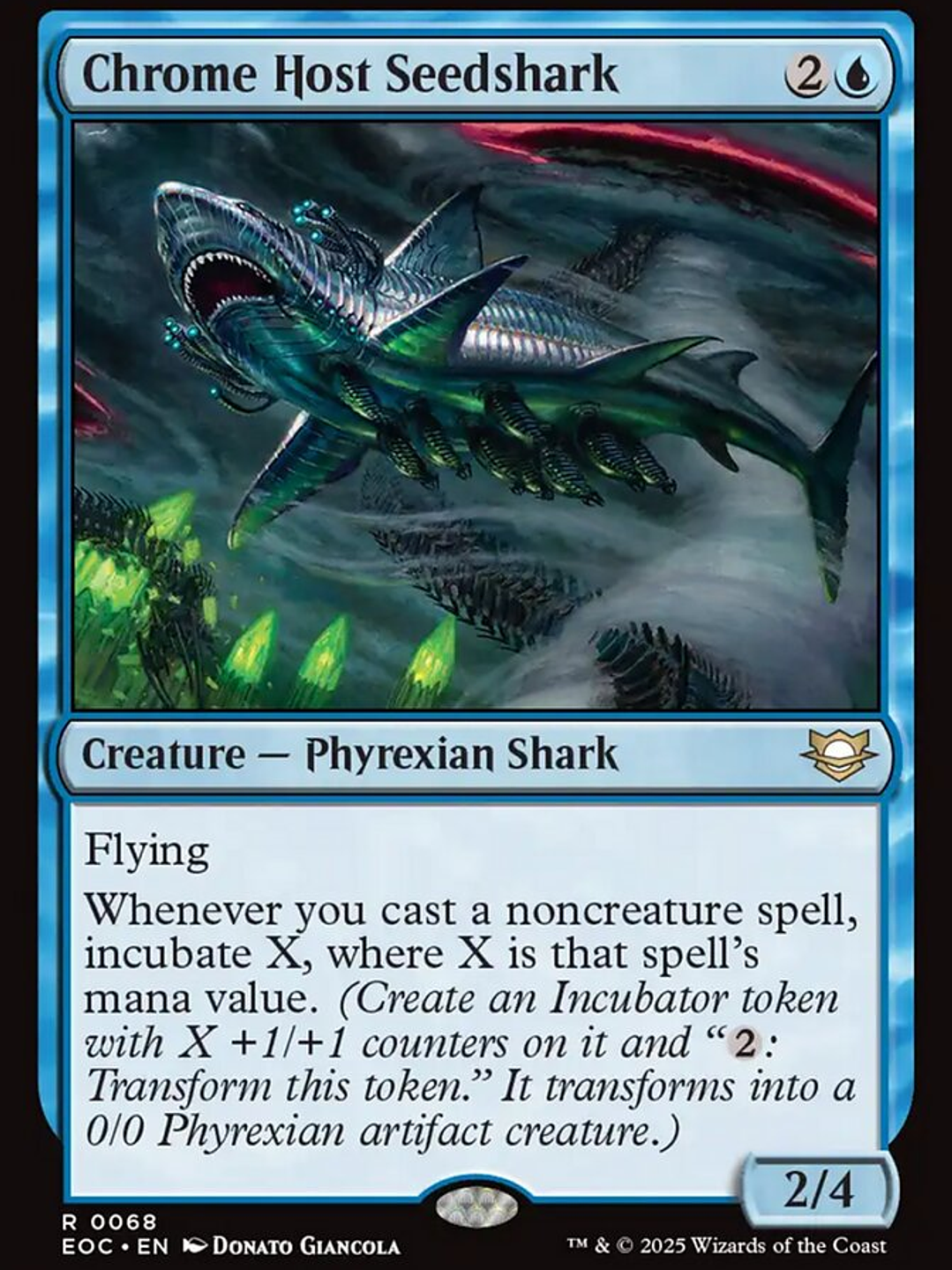 Chrome Host Seedshark (Edge of Eternities Commander) 1