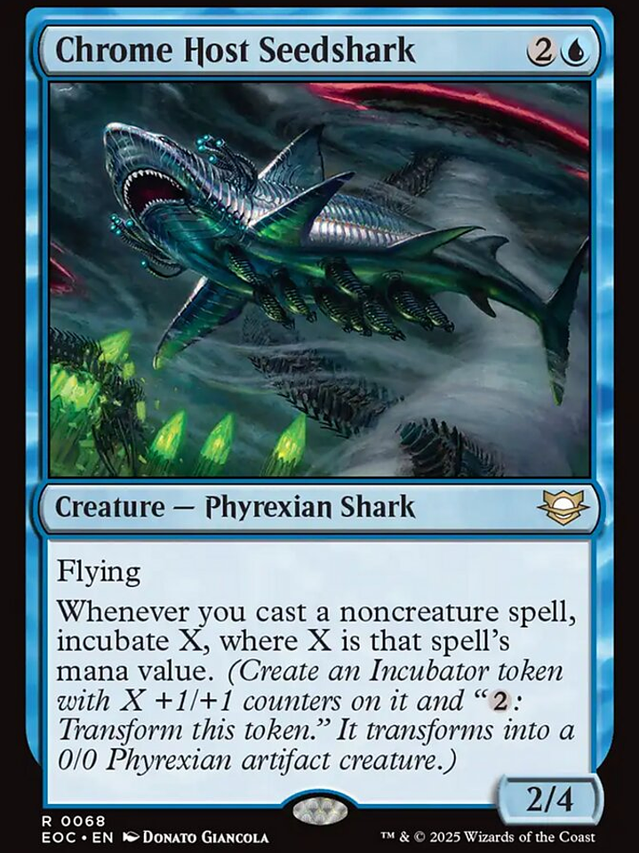 Chrome Host Seedshark (Edge of Eternities Commander) 1