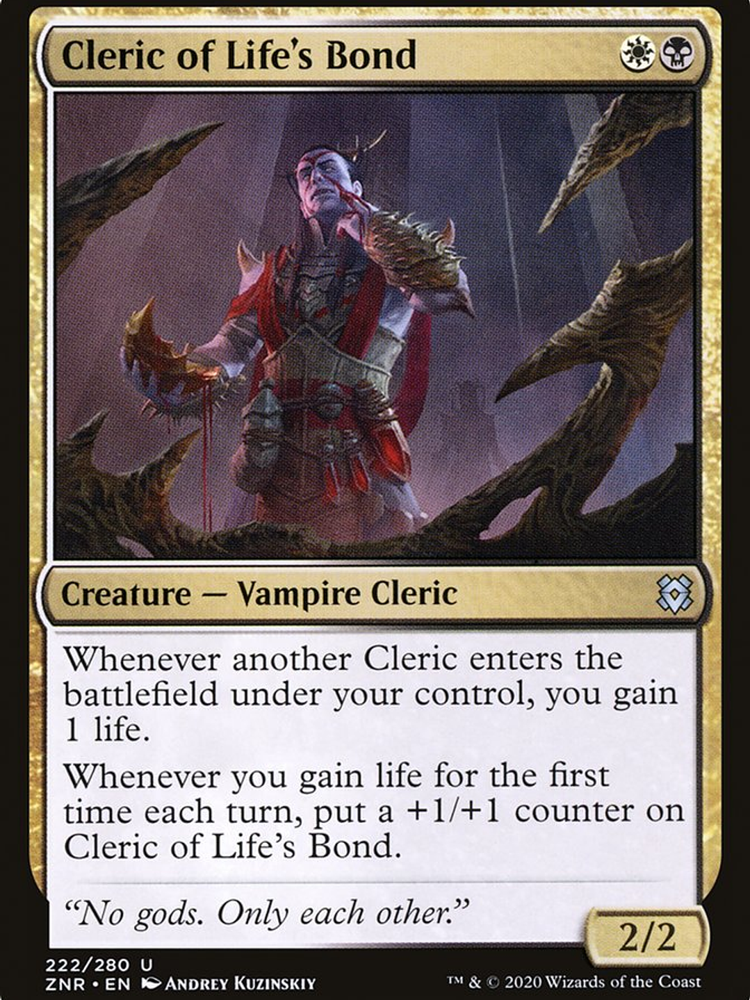Cleric of Life's Bond (Zendikar Rising) 1
