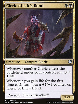 Cleric of Life's Bond (Zendikar Rising)