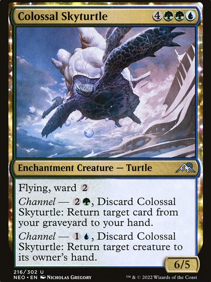 Colossal Skyturtle (Kamigawa: Neon Dynasty) 1