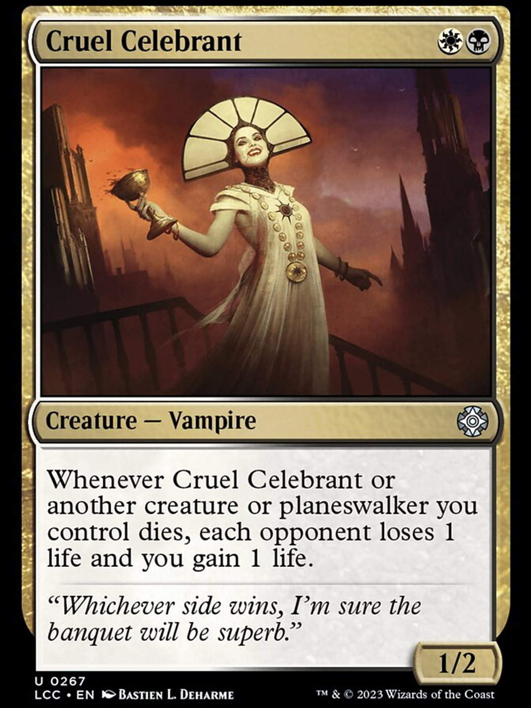 Cruel Celebrant (The Lost Caverns of Ixalan Commander) 1