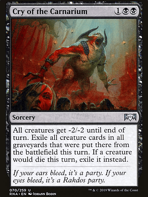 Cry of the Carnarium (Ravnica Allegiance)