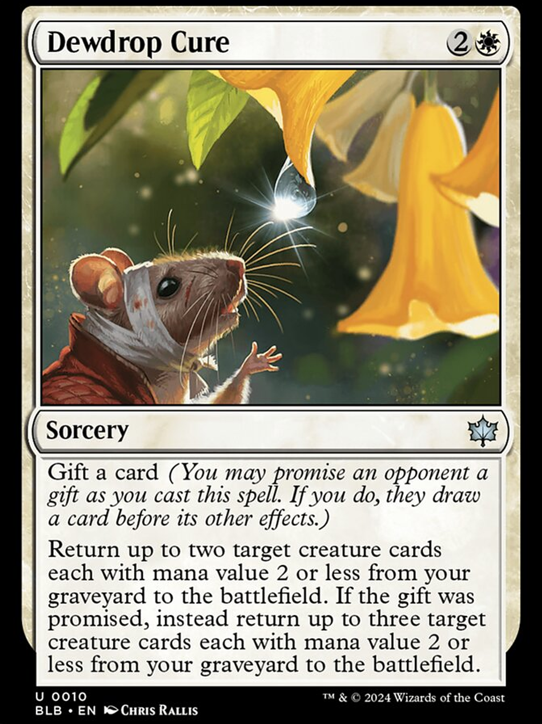 Dewdrop Cure (Bloomburrow) 1