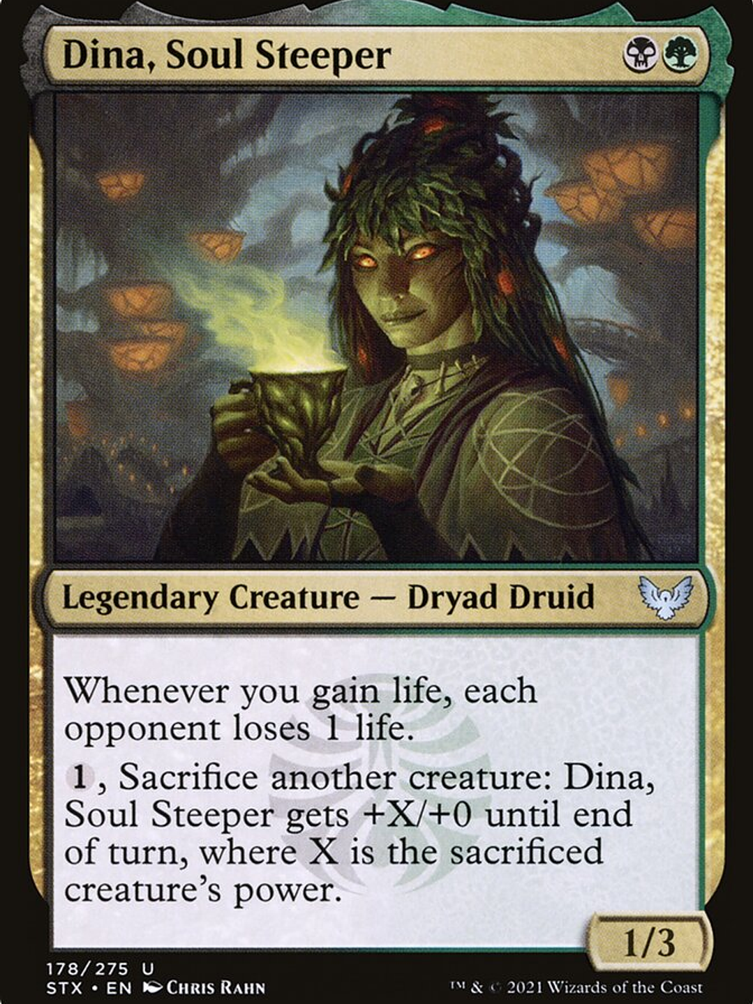 Dina, Soul Steeper (Strixhaven: School of Mages) 1