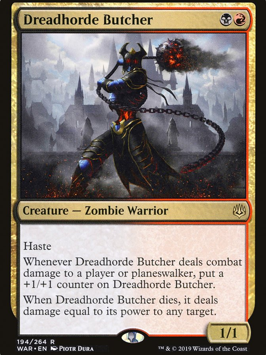 Dreadhorde Butcher (War of the Spark) 1