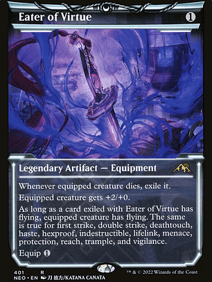 Eater of Virtue (Kamigawa: Neon Dynasty)