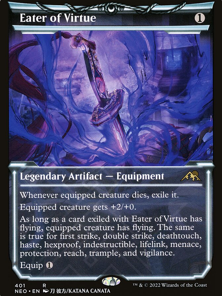 Eater of Virtue (Kamigawa: Neon Dynasty) 1