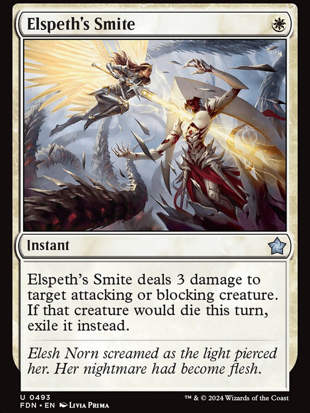 Elspeth's Smite (Foundations) 1