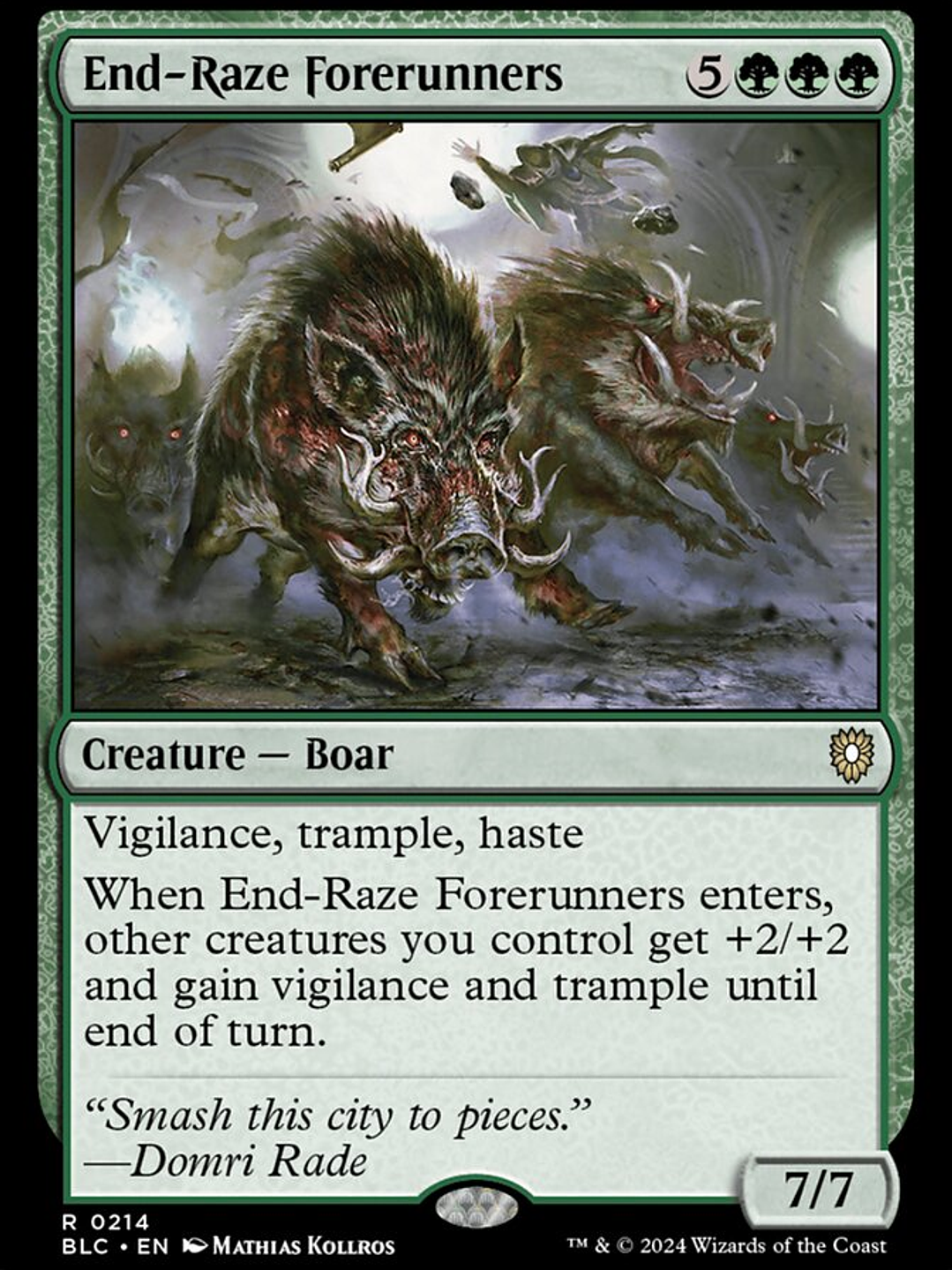 End-Raze Forerunners (Bloomburrow Commander) 1