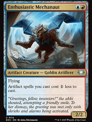 Enthusiastic Mechanaut (Edge of Eternities Commander)