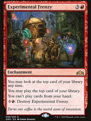 Experimental Frenzy (Guilds of Ravnica)