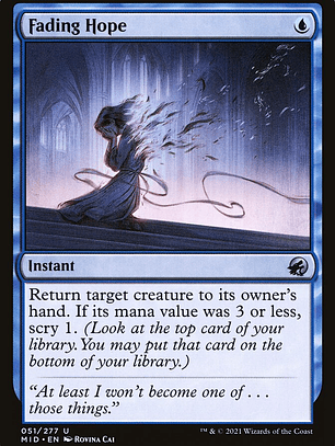 Fading Hope (Innistrad: Midnight Hunt)