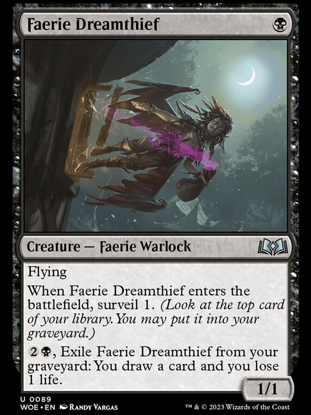 Faerie Dreamthief (Wilds of Eldraine) 1