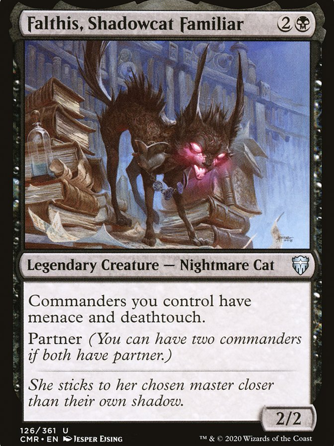Falthis, Shadowcat Familiar (Commander Legends) 1