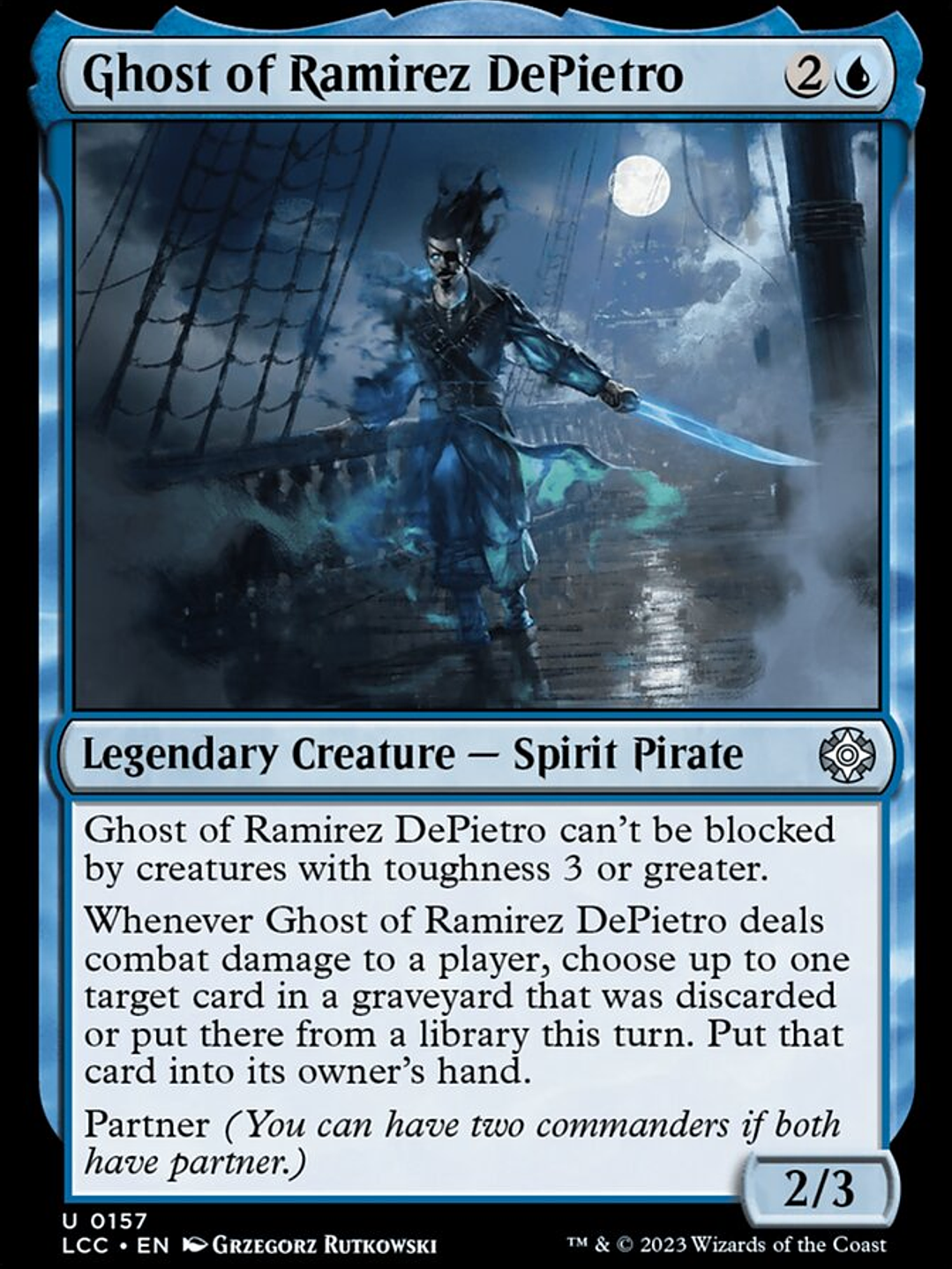 Ghost of Ramirez DePietro (The Lost Caverns of Ixalan Commander) 1